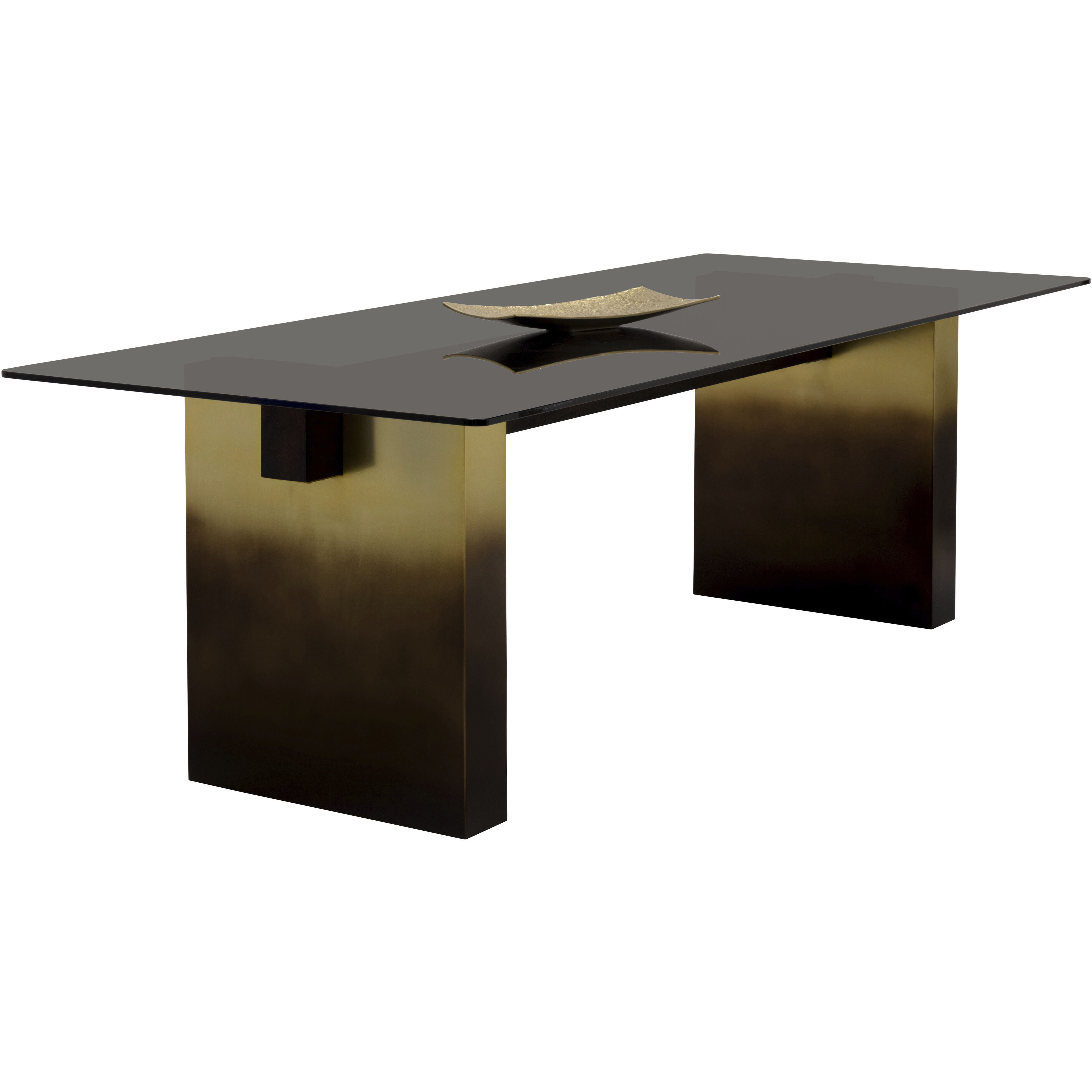 Calvosa Dark Brown / Dark Bronze Dining Table Base